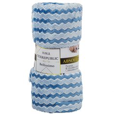 Плед 1.5-спальный, 150х200 см, фланель, жаккард, 100% полиэстер, Texrepublic, LTBL1 033, синий, 92569