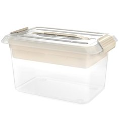 Контейнер для хранения, 6 л, с вкладышем, Полимербыт, Smartbox M, 4348200