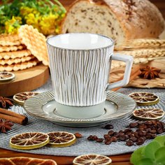 Чайная пара керамика, 2 предмета, на 1 персону, 300 мл, Адриатика, Y4-5392