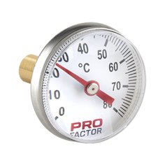 Термометр аксиальный для насоса, диаметр 40 мм, для насоса, мах t-80 градусов, ProFactor, PF SG 866