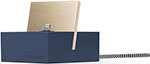 Док-станция Native Union DOCK+-IP-CABLE-MARINE, с зарядным кабелем, синий