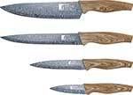 Набор кухонных ножей Bergner NATURA 4 шт. нерж. сталь