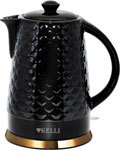 Чайник электрический Kelli KL-1340 черный керамика