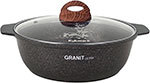 Кастрюля-жаровня Kukmara Granit ultra (жго31а) 3 л, со стекл. крышкой