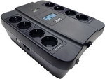 Источник бесперебойного питания POWERCOM Spider SPD-750U, LCD, 450Вт, 750ВА, черный
