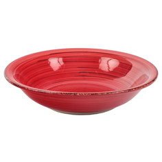 Тарелки тарелка DOMENIK Scarlet 21см глубокая керамика