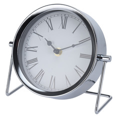 Часы часы настольные KOOPMAN 180х70х160м серебро металл