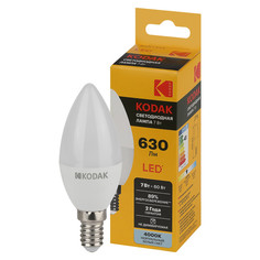 Лампы светодиодные лампа светодиодная KODAK 7Вт E14 630Лм 4000К свеча