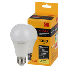 Лампы светодиодные лампа светодиодная KODAK 15Вт E27 1350Лм 3000К груша