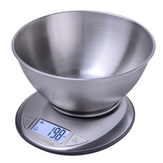 Весы кухонные электронные весы кухонные с чашей MAUNFELD MKS-618MBS до 5кг чаша 1,8л
