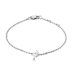 Браслет из серебра с бриллиантом э0601бр04202432 ЭПЛ Даймонд