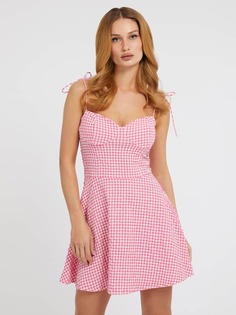 Платье В Мелкую Клетку Guess