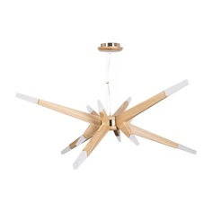 Люстра Подвесная светодиодная люстра Loft IT Glowworm 10160 Light wood