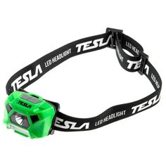 Фонарик Налобный светодиодный фонарь Tesla от батареек 60х42 140 лм HLS