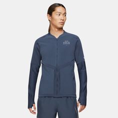 Мужской лонгслив Dri-FIT Element Run Division Full-Zip Shirt Men Nike