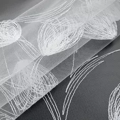 Тюль 1 м/п Тюльпан сетка 290 см цвет белый Tex Republic