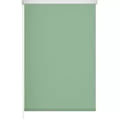 Штора рулонная блэкаут Midnight 50x175 см зеленая Garden