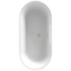 Ванна Carvin искусственный камень 170x80 см цвет белый Без бренда