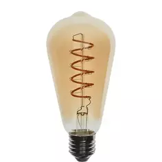 Лампа светодиодная Эра ST64-7W-824-E27 E27 170-240 В 7 Вт груша 580 Лм теплый белый свет ERA