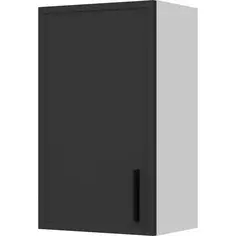 Шкаф навесной Неро 40x67.6x29 см ЛДСП цвет серый Delinia