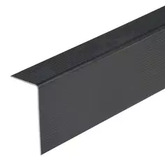 Профиль алюминиевый угловой Terradeck 52 30x60x3000 мм цвет черный Без бренда