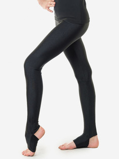 Легинсы с открытой пяткой Танцующие, Черный