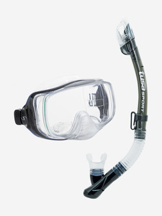Комплект Tusa Imprex 3-D Dry: маска, трубка, Серый