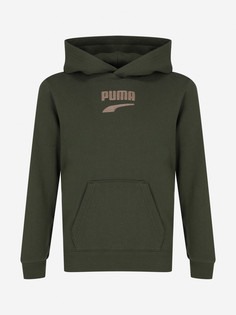 Худи для мальчиков PUMA Downtown Logo, Зеленый