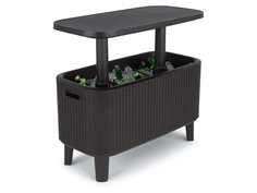 Винный шкаф Keter Bevybar Rattan-Wodbrw 246857