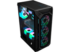 Корпус 1stPlayer FireBase X6 ATX без БП X6-3G6P-1G6