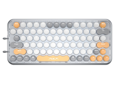 Клавиатура Aula F3680 Grey-White