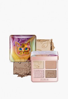 Палетка для глаз Zeesea TIPSY KITTY Eyeshadow Quad, тон 01 Milk Tea / Молочный Чай, 3.5 г