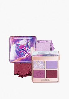 Палетка для глаз Zeesea TIPSY KITTY Eyeshadow Quad, тон 04 Berry / Ягода, 3.5 г