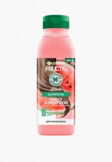 Шампунь Garnier Fructis "Фруктис, Superfood Арбуз", объем, для тонких волос, 350 мл