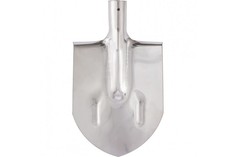 Лопата штыковая Сибртех 614375 нержавеющая сталь, 200х265 мм, ребра жесткости, без черенка