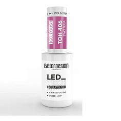 Лак для ногтей BELOR DESIGN Лак-гель для ногтей Led Tech 3в1