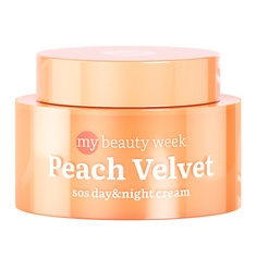 7DAYS Крем для лица восстанавливающий с пантенолом PEACH VELVET MY BEAUTY WEEK 50.0