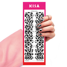 Наклейки для ногтей KISA.STICKERS Пленки для маникюра Snow Leo