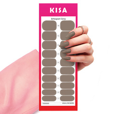 Наклейки для ногтей KISA.STICKERS Пленки для маникюра Ethiopian Grey