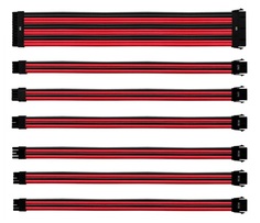 Комплект Cooler Master CMA-NEST16RDBK1-GL удлинителей для БП, красный/черный, 30см