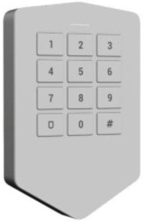 Клавиатура Си-Норд NB-K12 с 12 кнопками, индикацией состояния с помощью двухцветной светодиодной полоски и речевым информатором в комплекте