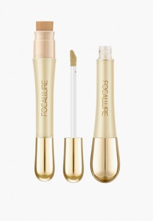 Консилер Focallure с кистью, Soft Matte Complete Concealer, тон 06 Зеленый (против покраснений), 8 г