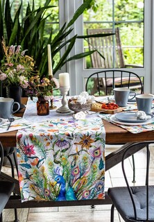 Скатерть-дорожка Bellehome В сердце Шри-Ланки 40х160 хлопок/принт
