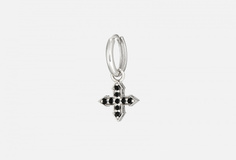 Серьга серебряная Hands Remember