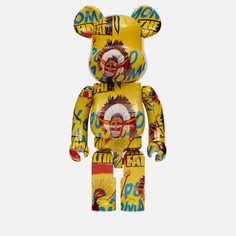 Игрушка Medicom Toy Andy Warhol x Jean-Michel Basquiat 3 1000%, цвет жёлтый