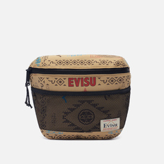 Сумка Evisu Nomadic Pattern All Over Print Crossbody, цвет бежевый