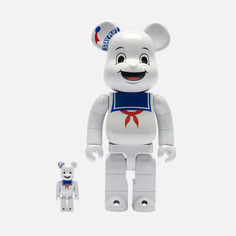 Игрушка Medicom Toy Stay Puft Marshmallow Man White Chrome 100% & 400%, цвет белый
