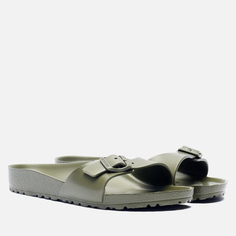 Женские сланцы Birkenstock Madrid Essentials EVA, цвет оливковый