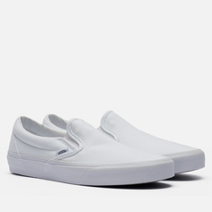 Кеды Vans Classic Slip-On, цвет белый, размер 44 EU