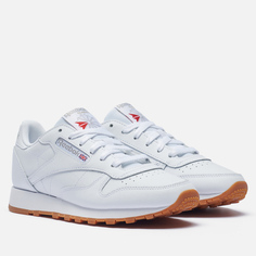 Женские кроссовки Reebok Classic Leather, цвет белый